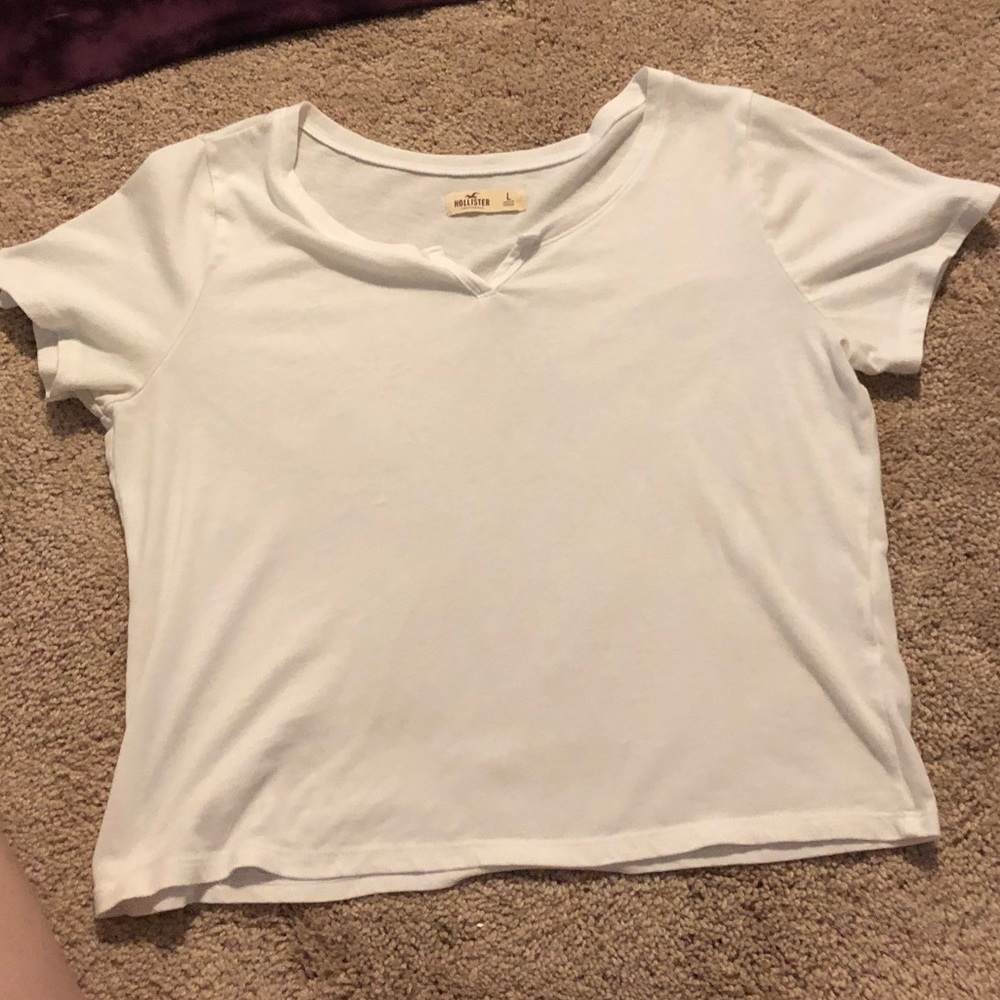 white tee